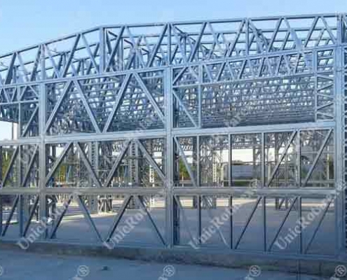 industrial building with light steel structure