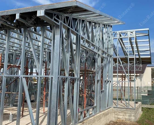 Steel structure for house