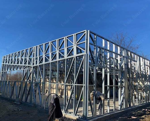 Steel structure extension